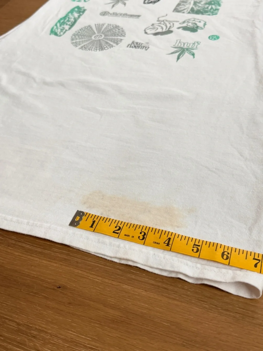 HUF THC: The HUF Company Garden Center 420 Muscle Tank White/Green Print Medium - Picture 8 of 8